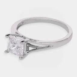 crash.club By CKC Sterling Silver Princess-Cut Cubic Zirconia Ring image 3