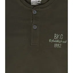 Bodycare Kids Olive Solid T-Shirt image 3