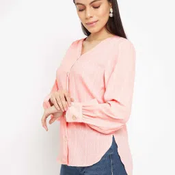 Madame Pink Regular Fit Printed Top image 3