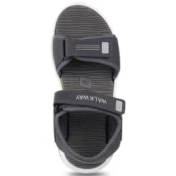 Walkway Men's Grey Floater Sandals image 3