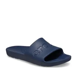 Crocs Kids Blue Slide Sandals image 3