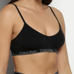 Calvin Klein Black Regular Fit Bra image 3