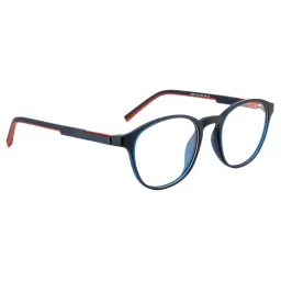 Ted Smith Blue Round Unisex Eye Frames image 3