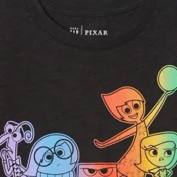 GAP Girls Black Cotton Character Based T-Shirt image 3