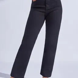 Miss Chase Women Straight Fit High-Rise Stretchable Denim Jeans-image-26