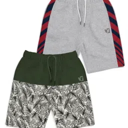 HELLCAT Kids Multicolor Printed Shorts (Pack Of 2)-picture-10