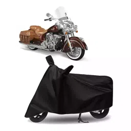 Auto Pearl Bike Cover for Indian Chief Dark Horse (Black)-picture-16