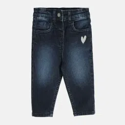 MINIKLUB Girls Blue Solid Jeans-image-57