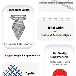 Leonardi Men Cravat Checked Ties image 3