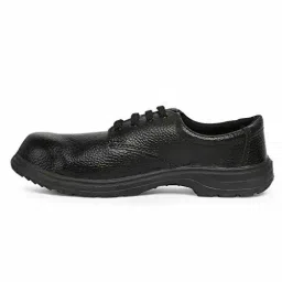 Hillson U-4 Steel Toe Safety Shoes with Low Ankle PVC Injected Sole Black, Size UK 8-image-85