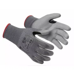 Tilsatec 53-4111 Grey Yarn Cut Resistant Work Gloves Size 8 Polyurethane Coating, 53-4111-08-picture-50