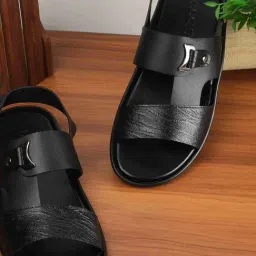 Mochi Black Back Strap Sandals-picture-25