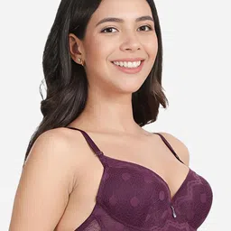 Susie Lace Medium Coverage Underwired Lightly Padded All Day Comfort Push-Up Bra image 2