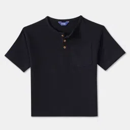 R&B Boys Navy Blue Cotton T-Shirt-picture-32