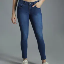 High Star Blue Regular Fit High Rise Jeans-picture-34