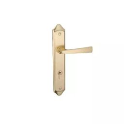 Bonus Premier 65 mm Brass Matt Antique Finish Topaz 10 Inch Mortice Lock Set-picture-4