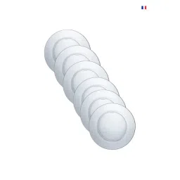 Duralex Lys Transparent Toughened Glass 23.5 cm Dinner Plate - Set of 6 image 3