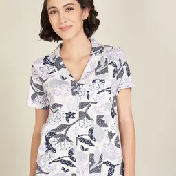 Dreamz by Pantaloons Printed Pure Cotton Lounge Shirt-picture-11