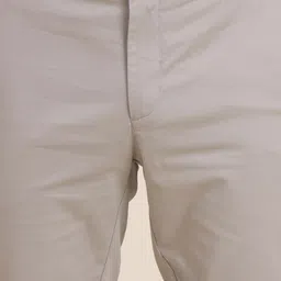 JADE BLUE Men Solid Slim Fit Casual Trousers image 3