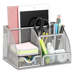 FunBlast Metal Desk Organizer with 7 Compartments for Home Office Pack of 1-picture-24