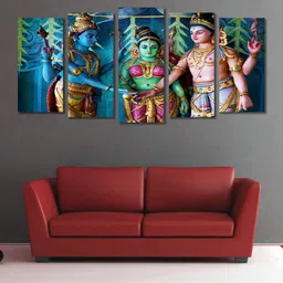 999Store Multi Color Set of 5 Wall Art-picture-36