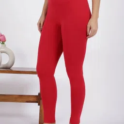W Red Regular Fit Tights image 3