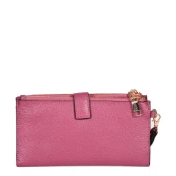 SASSORA Lyla Purple Leather Bi-Fold Wallet image 2
