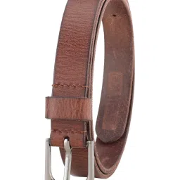 Aditi Wasan CORE 24 Brown Leather Textured Casual Belt for Women image 3