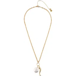 accessorize london Real Gold Plated Long Rope Charm Necklace image 3