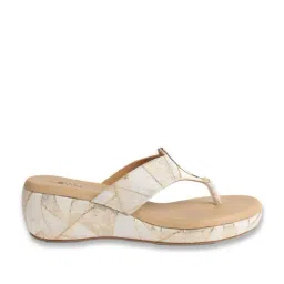 Metro Women's Golden Thong Sandals image 3