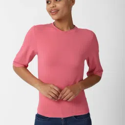 Forever 21 Pink Regular Fit Top-image-86