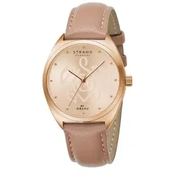STRAND by Obaku S719LXVVRX-DT Turtle Nude Analog Watch for Women-picture-21