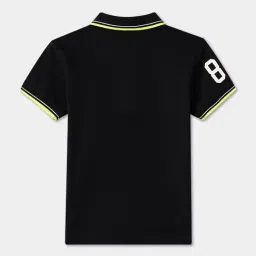 R&B Boys Navy Blue Cotton Embroidery T-Shirt image 2