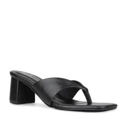 Inc.5 Women's Black Thong Sandals-picture-1