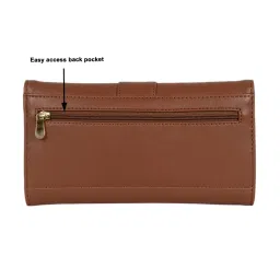 Baggit Tan Large Tri-Fold Wallet image 3