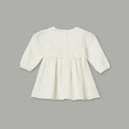 Juniors by Lifestyle Girls White Printed Dress image 2