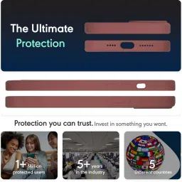 Sprig Liquid Silicone Back Cover for Apple iPhone 15 Plus (Brown) image 3