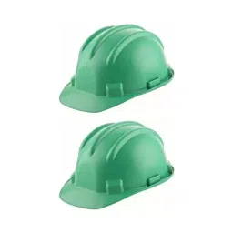 Rahul Professionals Polyethylene Shell Hiking Nape Type Hard Hat Green Safety Helmet with Adjustable Chin Strap Closer Free Size (Pack of 2)-picture-34