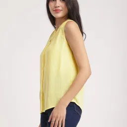Fablestreet Yellow Relaxed Fit Top image 3