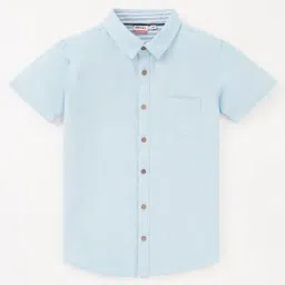 Edheads Kids Blue Cotton Regular Fit Shirt-image-36