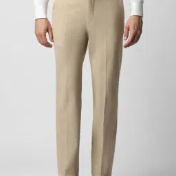 Van Heusen Beige Slim Fit Trousers-picture-42
