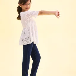 Go Colors! Kids Navy Slim Fit Leggings image 3