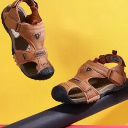 Sparx Men's Brown Back Strap Sandals-image-0