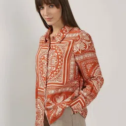 Vero Moda Umber Printed Casual Shirt image 3