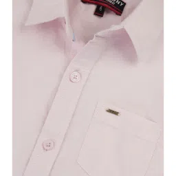 Gini & Jony Kids Pink Solid Shirt image 3