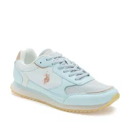 U.S. Polo Assn. Women's ALORA Light Blue Casual Sneakers image 3
