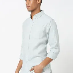 R&B Green Regular Fit Shirt image 3