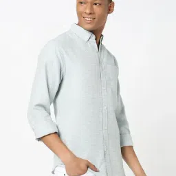R&B Green Regular Fit Shirt image 4