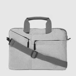 ROYAL SON Unisex Grey Solid 16 Inch Laptop Bag-picture-17