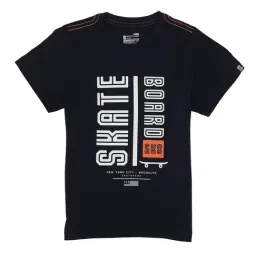 Bodycare Kids Navy Printed T-Shirt-image-88